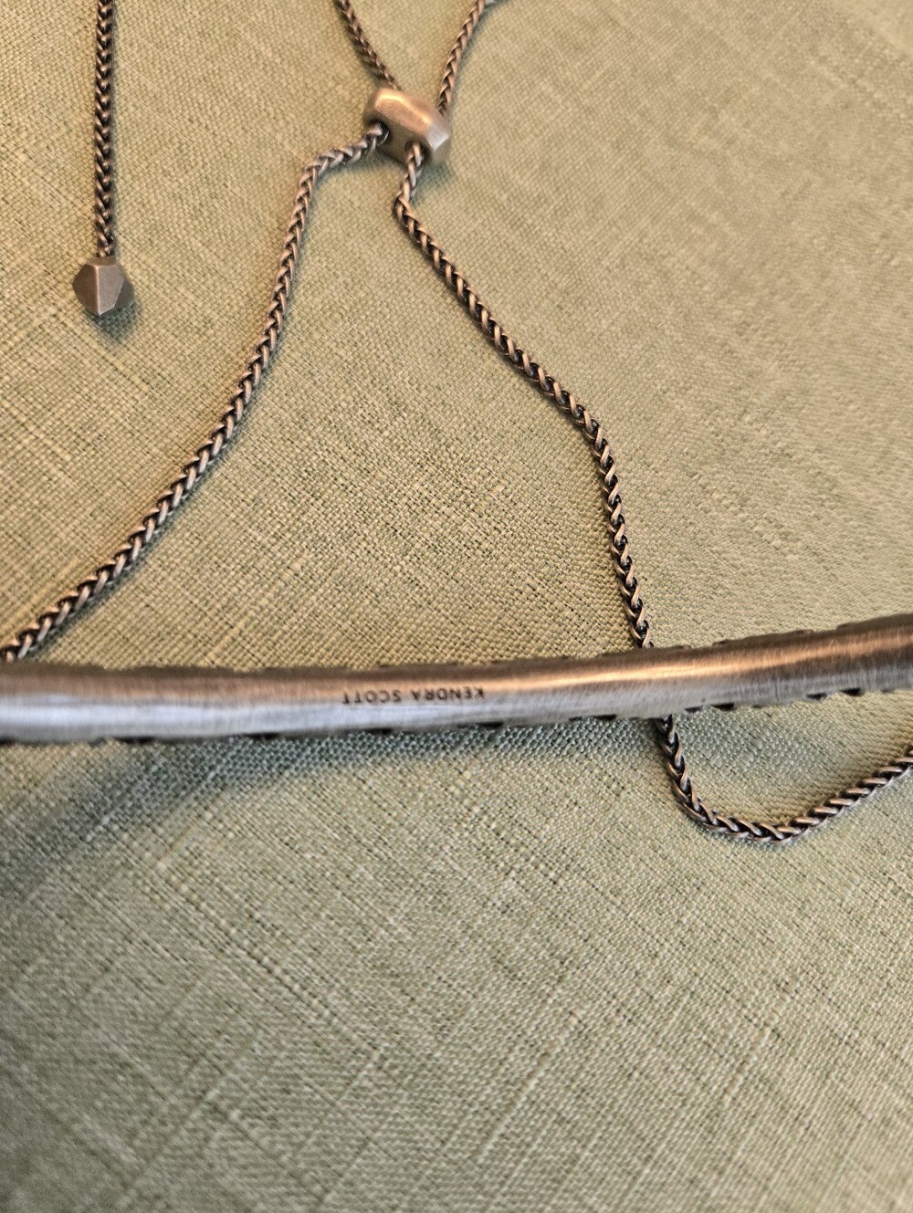 Kendra Scott Lucy Choker Antique Silver - Picture 2 of 6